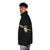 Dark Side of the Rainbow Puffer Jacket with Wizard of Oz and Pink Floyd themes - men side left