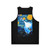 Goku vs Vegeta Dragon Ball Z Starry Night Unisex Tank Top - Back