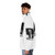 Cleopatrick puffer jacket with band members' portrait in black and white - men side left