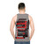 Murakami book stack fanatic unisex tank top - men back