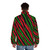 Tribal print puffer jacket, perfect for hip hop heads - men back