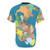 T-shirt design featuring a map of the Pangaea supercontinent - Back