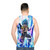 Gogeta Super Saiyan Blue Unisex Tank Top - men back