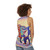 Street Sharks Unisex Tank Top with Colorful Shark Print - women back