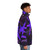 Dark Knight Galaxy Puffer Jacket for Final Fantasy XIV Fans - men side right