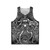 Unisex tank top with gothic, occult, and supernatural design