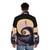 The Nightmare Before Christmas themed puffer jacket featuring Jack Skellington and the Spiral Hill - men back