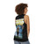 Unisex vintage tank top featuring the iconic 1960s music legend, Tiny Tim - women back
