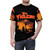 Intense gritty urban horror thriller t-shirt with vibrant colors and retro/vintage design elements - men front