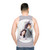 Unisex tank top with Korean drama-inspired design - men back