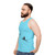 Mountain bike cycling unisex tank top - men side