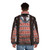 7th Doctor Who Sylvester Mccoy Puffer Jacket with Question Mark Jumper Design - men back