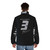 Daniel Ricciardo Alphatauri F1 Team Puffer Jacket with Minimalist Car Design - men back