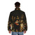 Puffer jacket featuring Rembrandt's famous painting "The Night Watch" - men back
