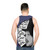 Unisex '80s Movie Graphic Tank Top - men back