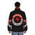Danger High Voltage Puffer Jacket with Electric Six inspired design - men back