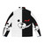 Monokuma Danganronpa Puffer Jacket with black and white bear design - Back