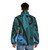 Colorful puffer jacket for dance rehearsal and performance - men back