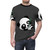 Panda themed abstract animal art t-shirt design featuring a colorful, legendary panda illustration. - men front