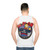Retro snow plow unisex tank top - men back