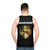 Retro Glass Harp Unisex Tank Top - men back