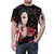 Vibrant t-shirt design featuring elements of Asian fusion art and culture - men front