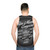 Unisex tank top featuring movie music composers - men back