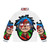 2D puffer jacket with Gorillaz and David Bowie-inspired design - Back