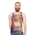Unisex tank top with galaxy and astronaut design - men
