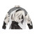 Nier Automata 2B Puffer Jacket - Cosplay Inspired Fanart Illustration with 2B, unicorn, and digital art elements - Back