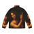 Leonardo Da Vinci inspired puffer jacket featuring the St. John Baptist painting - Back