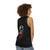 Motorcycle cat unisex tank top - women back