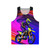 Colorful motocross rider graphic design on a unisex tank top