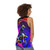 Colorful motocross rider graphic design on a unisex tank top - women back
