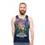 Moth flowers bouquet unisex tank top - men
