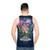 Moth flowers bouquet unisex tank top - men back