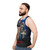 Upside down cats unisex tank top - men side