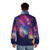 13th Doctor Who Puffer Jacket with Vibrant, Artistic Design - men back
