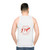 Unisex Red Stop Sign Tank Top - men back