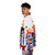 Dalmatian print DJ puffer jacket with 101 dalmatians design - men side left