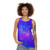 Blacklight Reactive Fluid Art Unisex Tank Top - women