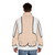 Minimalist men's puffer jacket in a classic design - men back