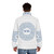 The National Relaxed Fit Puffer Jacket featuring the band's iconic lyrics - men back
