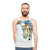Moon Safari Unisex Tank Top with Music Album and Vinyl Record Graphic - men