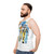Moon Safari Unisex Tank Top with Music Album and Vinyl Record Graphic - men side