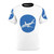 Vintage-style graphic t-shirt with Pan American World Airways logo and branding