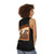Black Star unisex hip hop tank top - women back