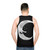 Celestial moon hug unisex tank top - men back