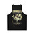 Zombi 2 unisex horror tank top featuring zombie and gore imagery - Back
