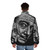 Dali Puffer Jacket featuring Salvador Dali's iconic surrealist style - men back